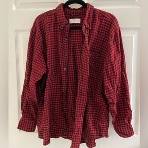 Aritzia TNA Boyfriend Oversized Flannel
